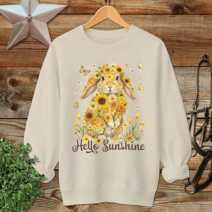 Hello Sunshine Rabbit Sweatshirt