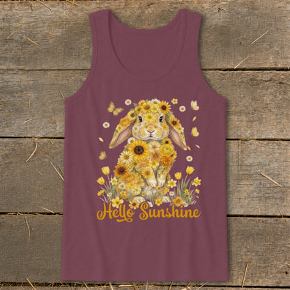 Hello Sunshine Rabbit Tank Top