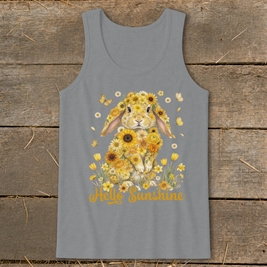 Hello Sunshine Rabbit Tank Top