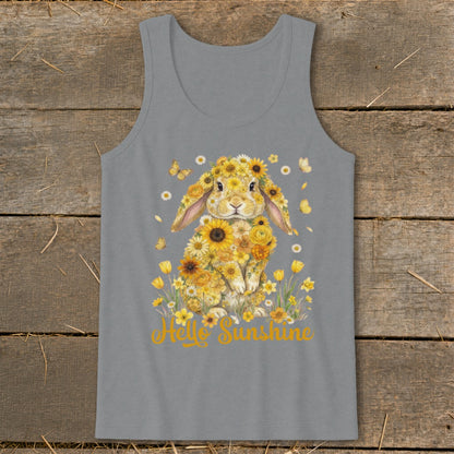 Hello Sunshine Rabbit Tank Top