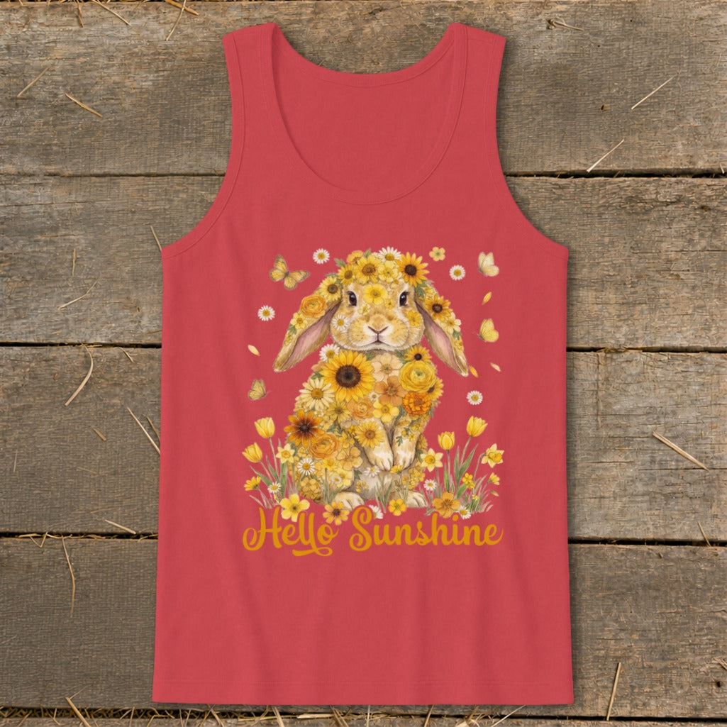 Hello Sunshine Rabbit Tank Top