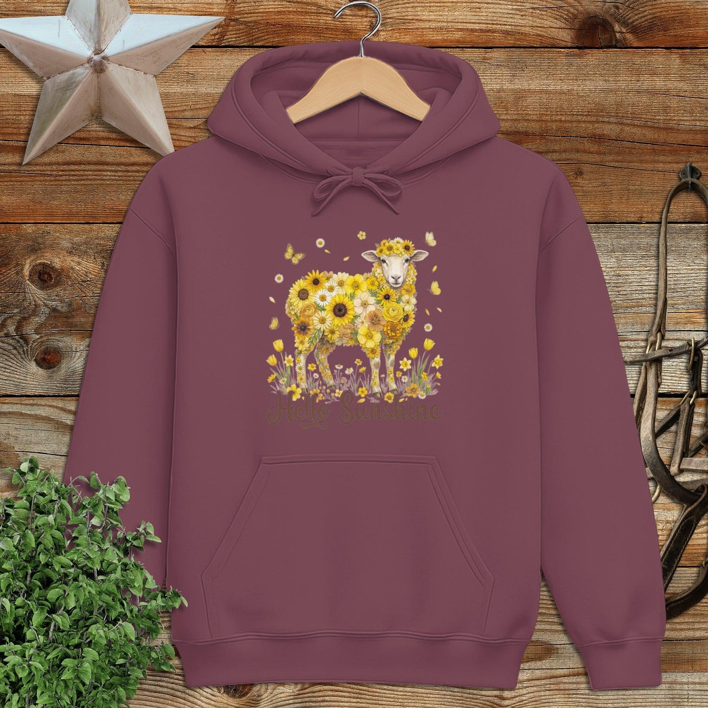 Hello Sunshine Sheep Hoodie