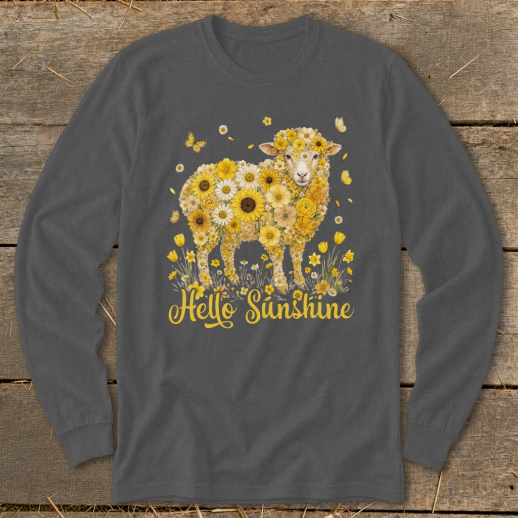 Hello Sunshine Sheep Long Sleeve Tee