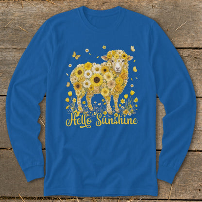 Hello Sunshine Sheep Long Sleeve Tee