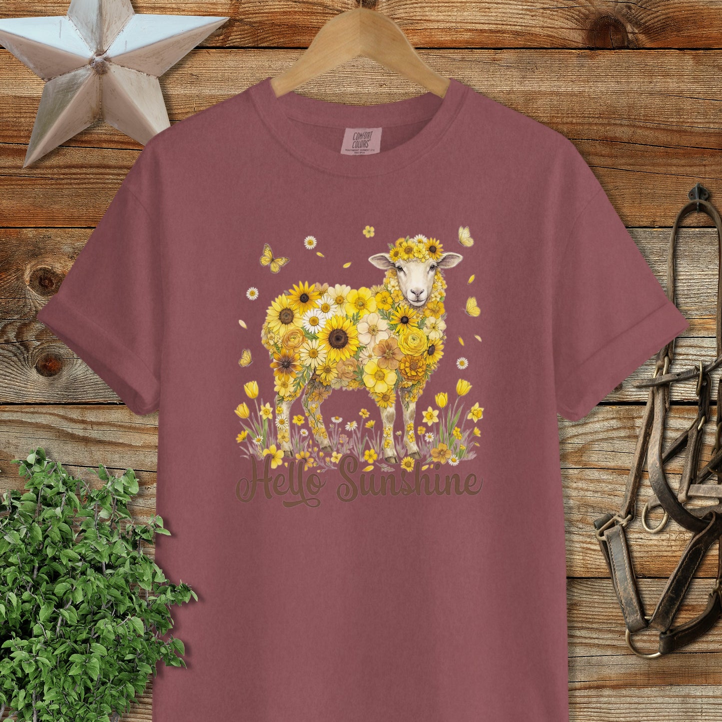 Hello Sunshine Sheep Signature Tee