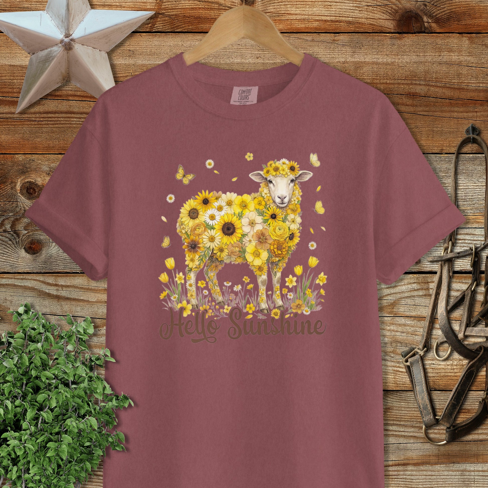 Hello Sunshine Sheep Signature Tee
