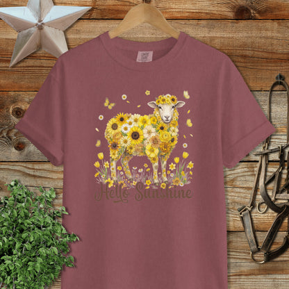 Hello Sunshine Sheep Signature Tee