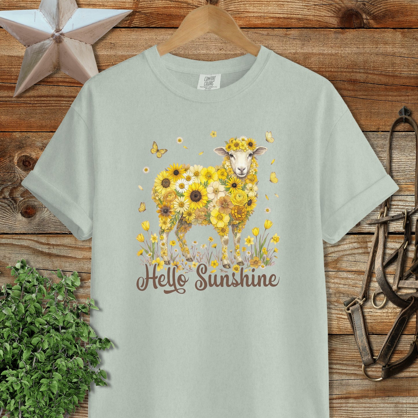 Hello Sunshine Sheep Signature Tee