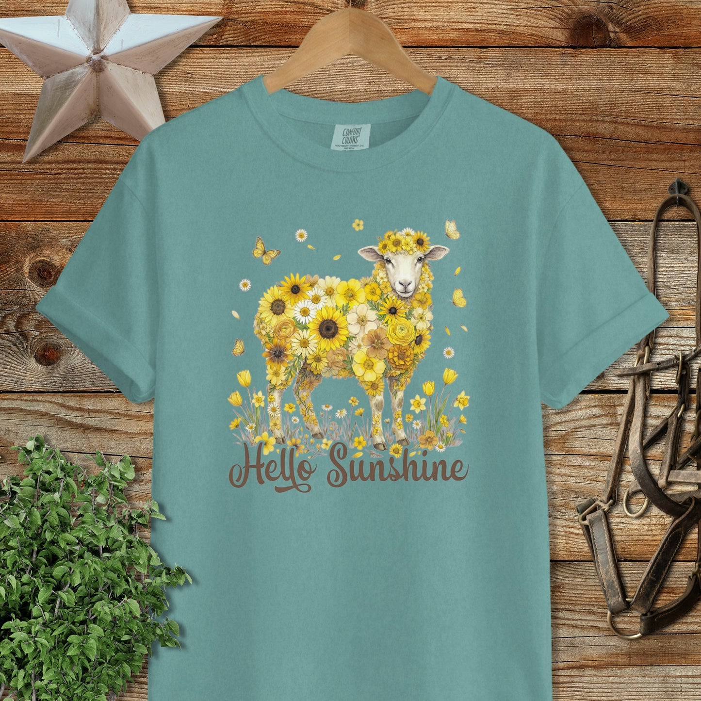 Hello Sunshine Sheep Signature Tee