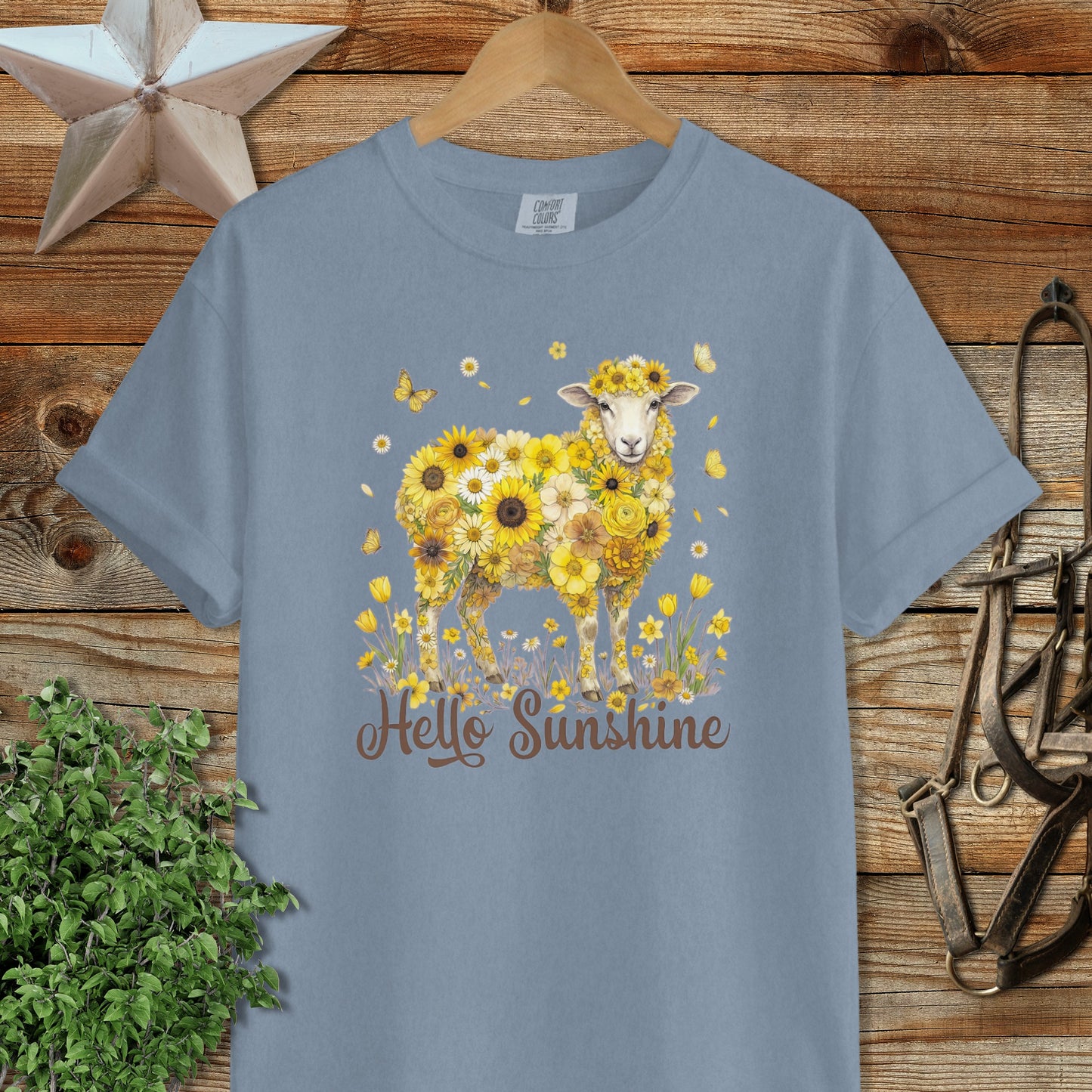 Hello Sunshine Sheep Signature Tee