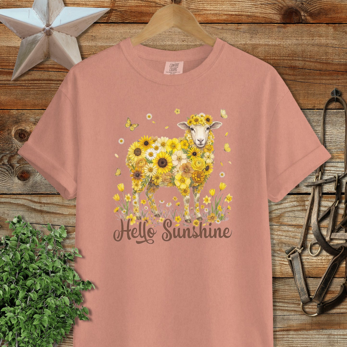 Hello Sunshine Sheep Signature Tee