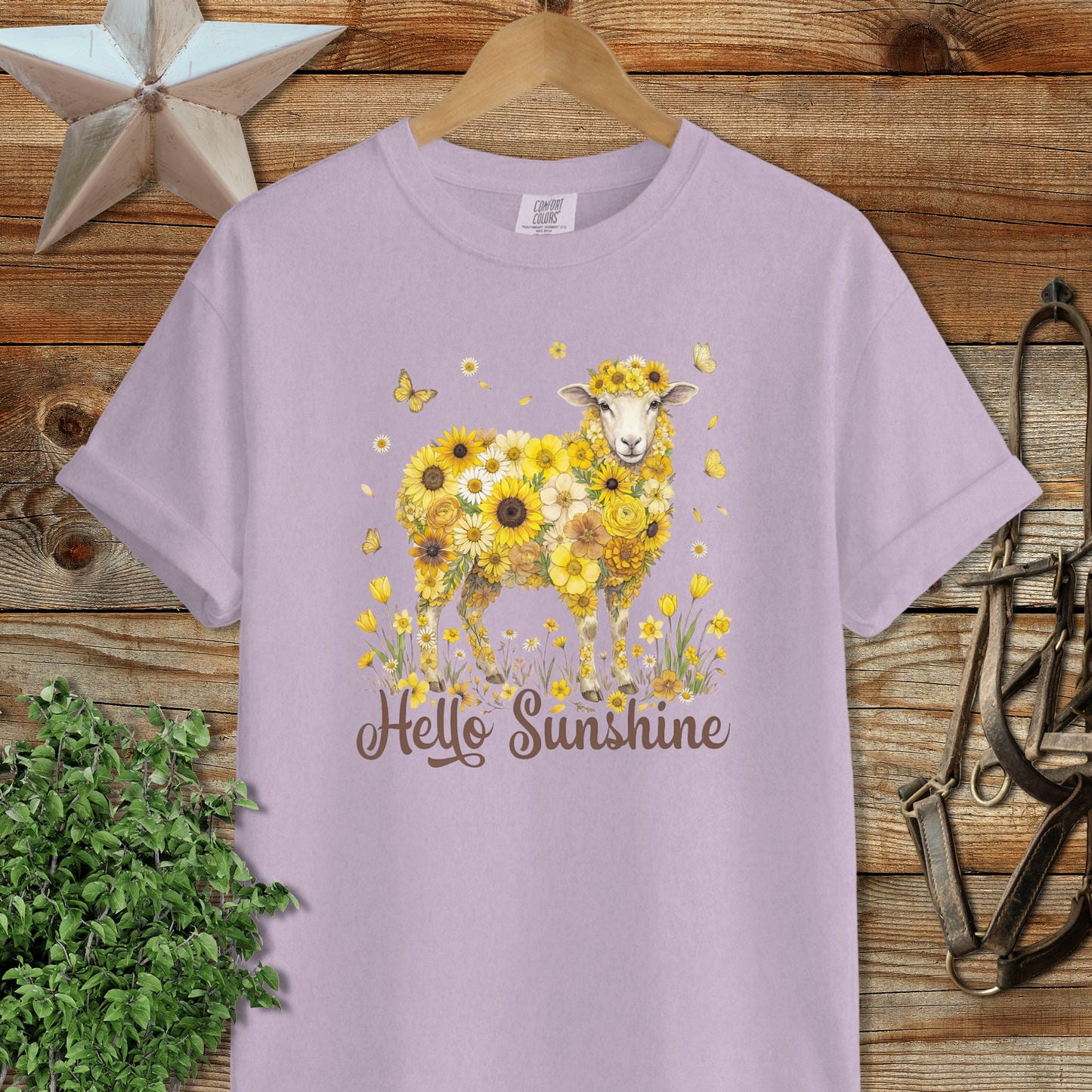 Hello Sunshine Sheep Signature Tee
