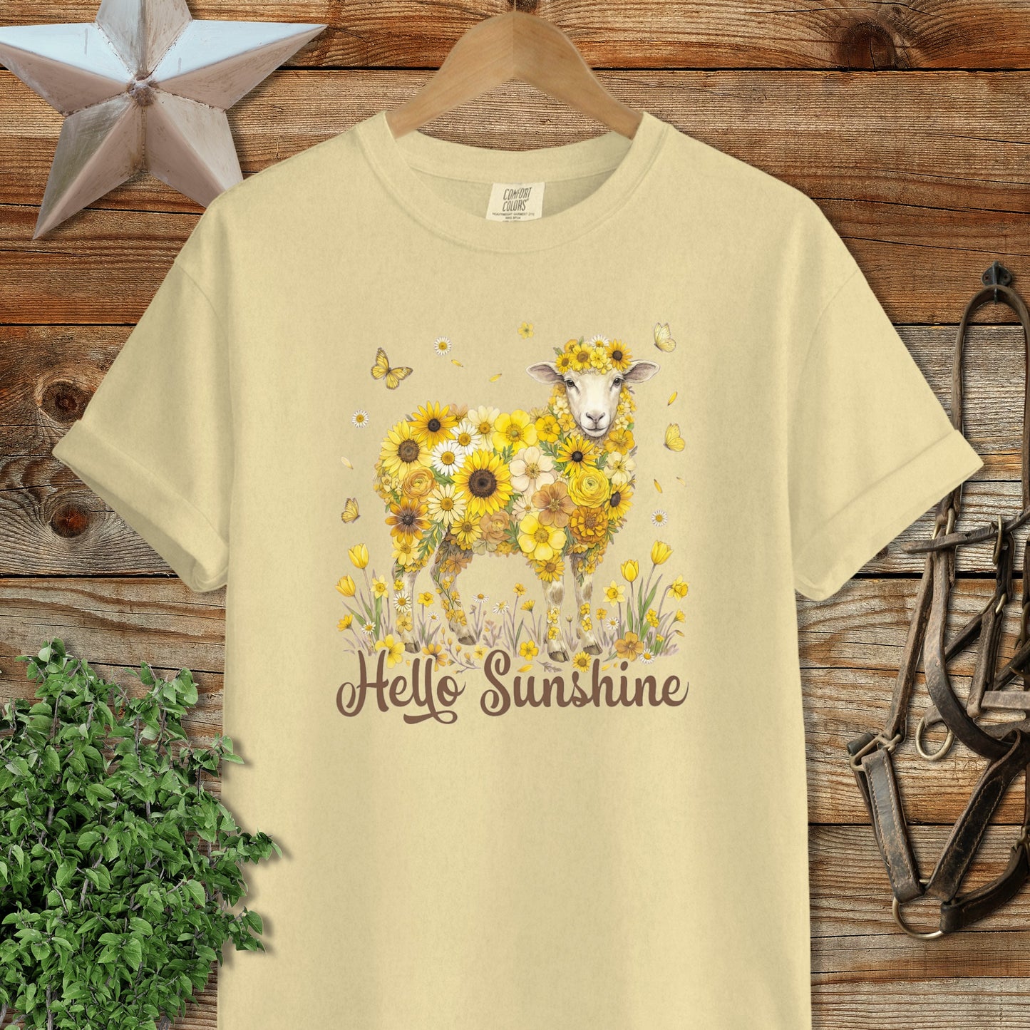 Hello Sunshine Sheep Signature Tee