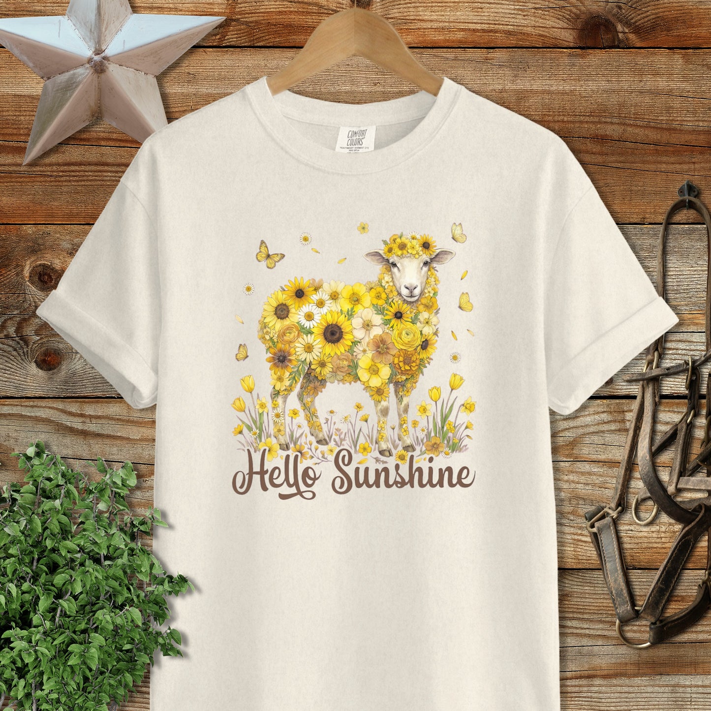 Hello Sunshine Sheep Signature Tee