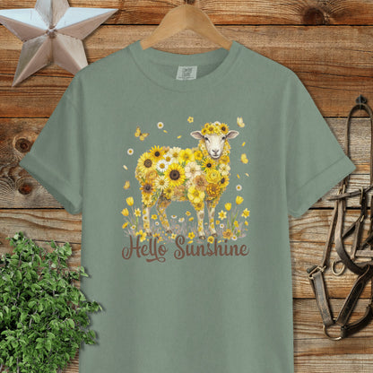 Hello Sunshine Sheep Signature Tee