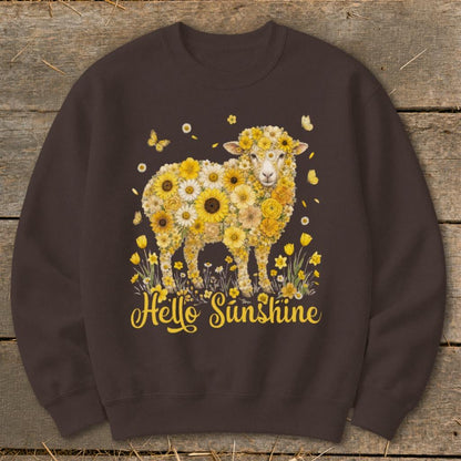 Hello Sunshine Sheep Sweatshirt