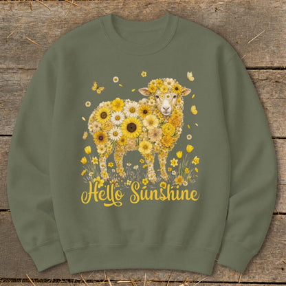 Hello Sunshine Sheep Sweatshirt
