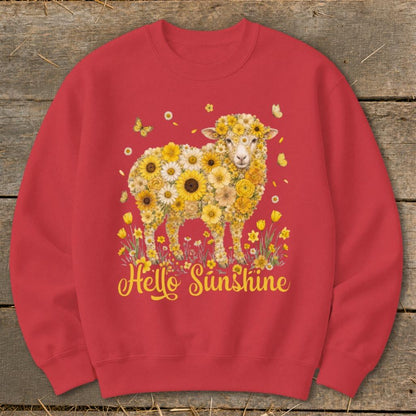 Hello Sunshine Sheep Sweatshirt