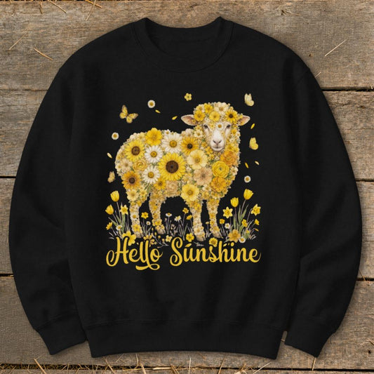 Hello Sunshine Sheep Sweatshirt