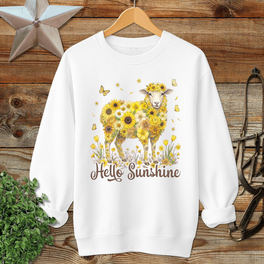 Hello Sunshine Sheep Sweatshirt