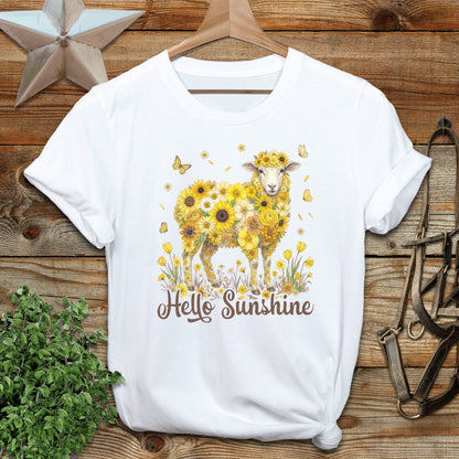 Hello Sunshine Sheep T-Shirt