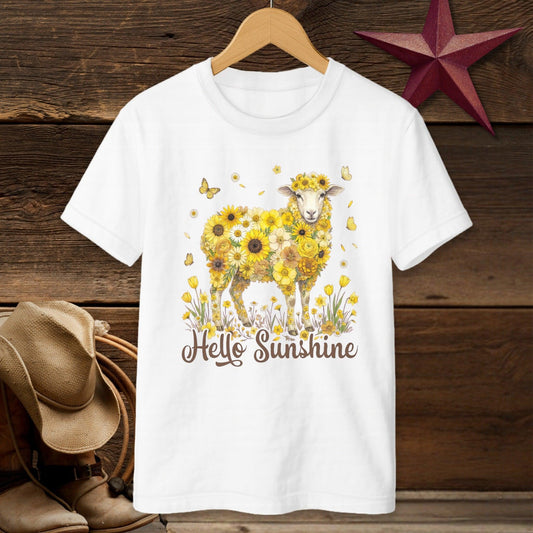 Hello Sunshine Sheep T-shirt (Youth)
