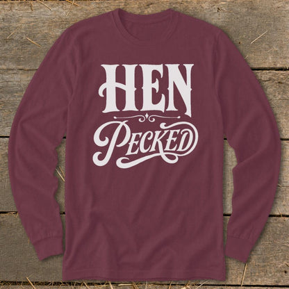 Hen Pecked Long Sleeve Tee