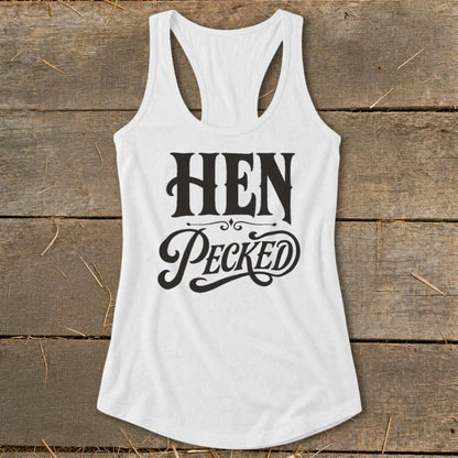 Hen Pecked Racerback Tank