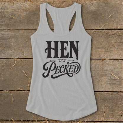 Hen Pecked Racerback Tank