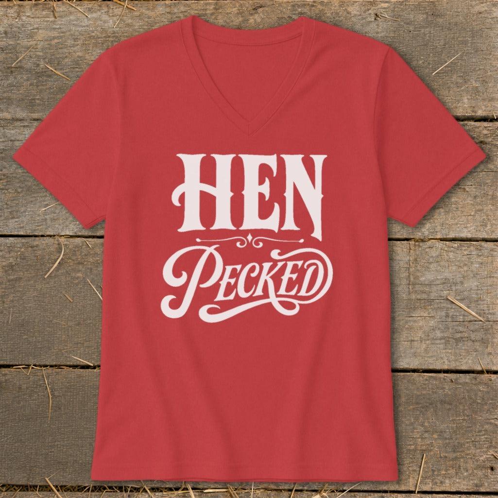 Hen Pecked V-neck