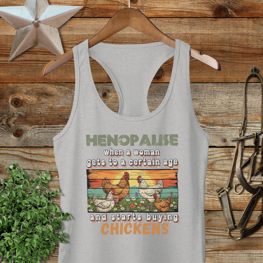 Henopause Racerback Tank