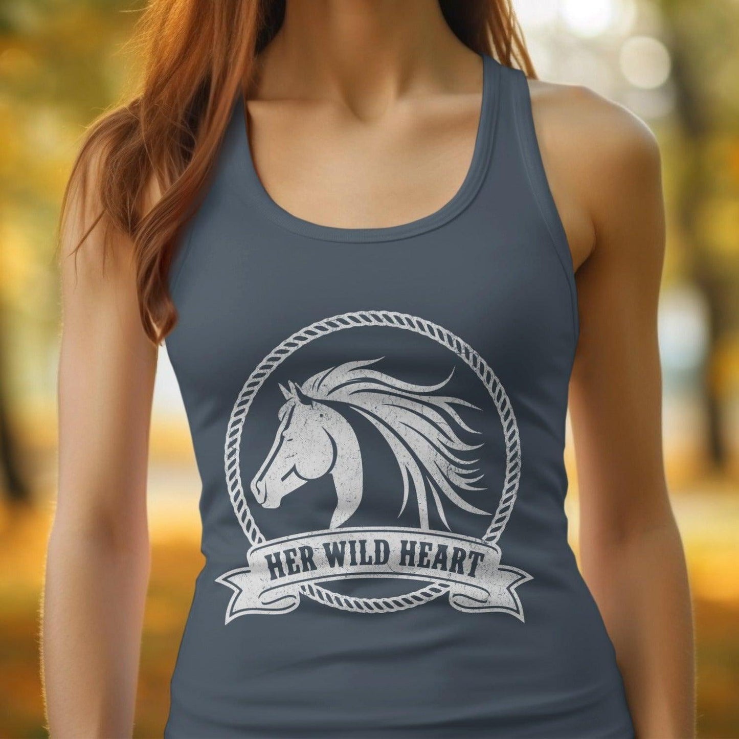 Her Wild Heart Racerback Tank