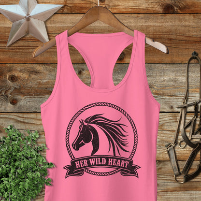 Her Wild Heart Racerback Tank
