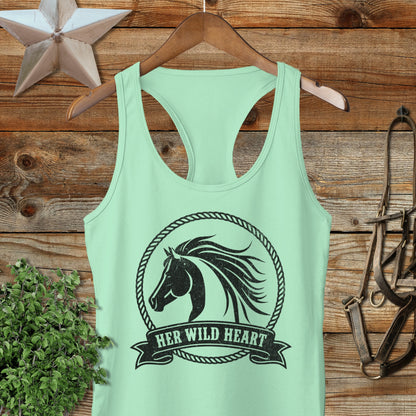 Her Wild Heart Racerback Tank