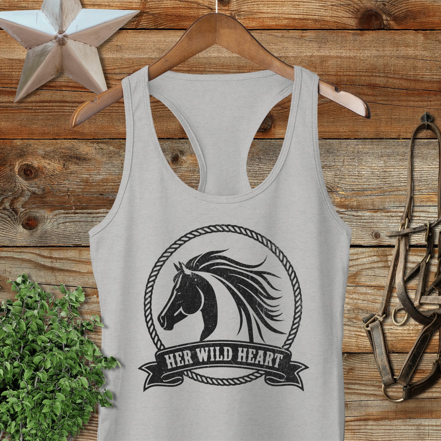 Her Wild Heart Racerback Tank