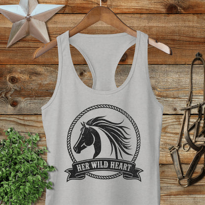 Her Wild Heart Racerback Tank