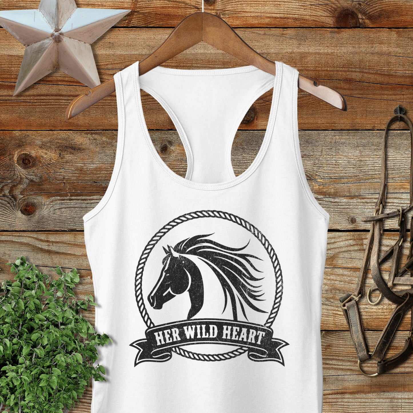 Her Wild Heart Racerback Tank