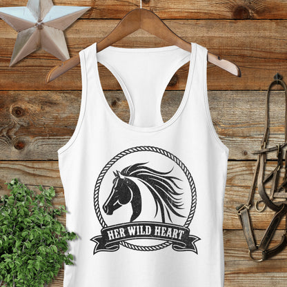 Her Wild Heart Racerback Tank