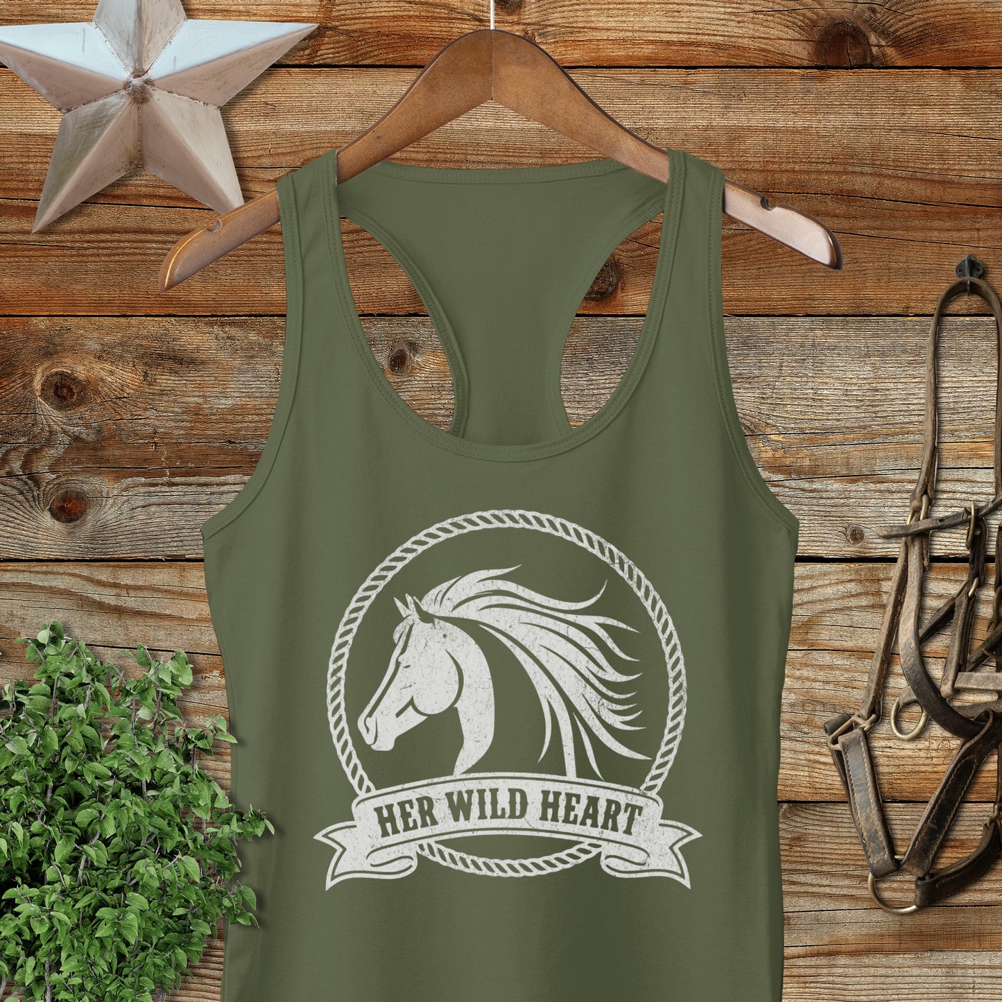 Her Wild Heart Racerback Tank