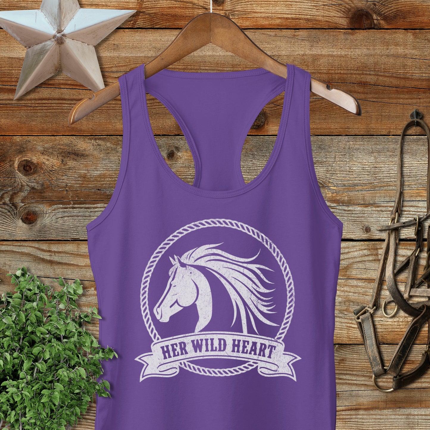 Her Wild Heart Racerback Tank