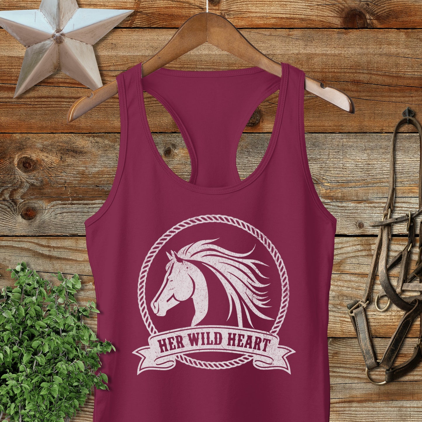 Her Wild Heart Racerback Tank