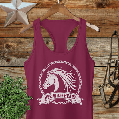 Her Wild Heart Racerback Tank