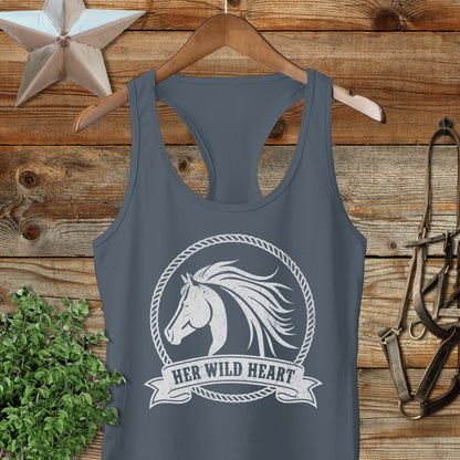 Her Wild Heart Racerback Tank