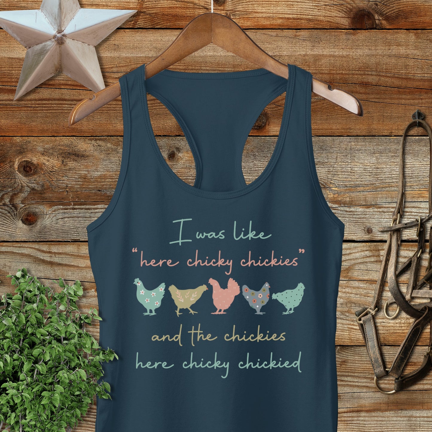 Here Chickie Racerback Tank