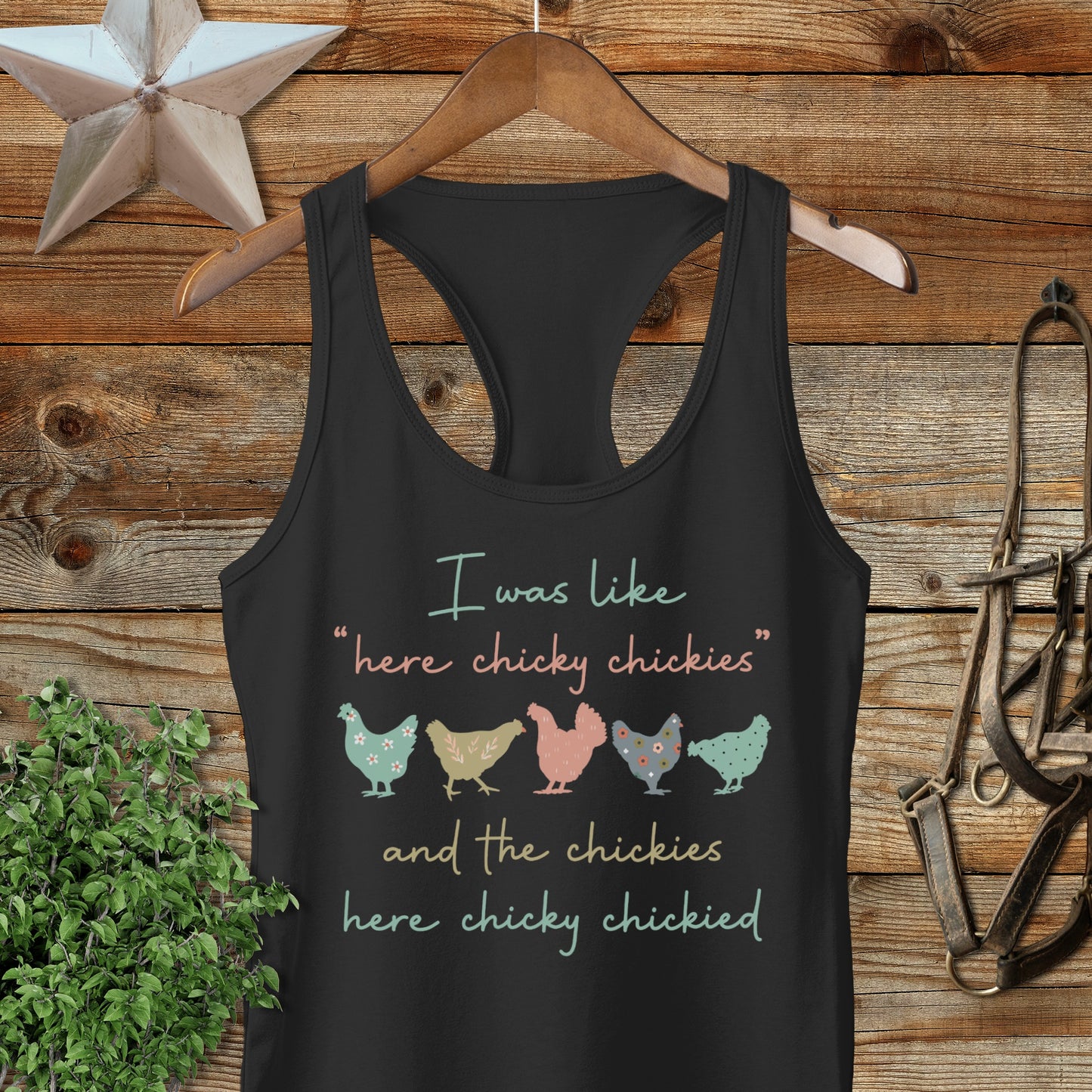 Here Chickie Racerback Tank