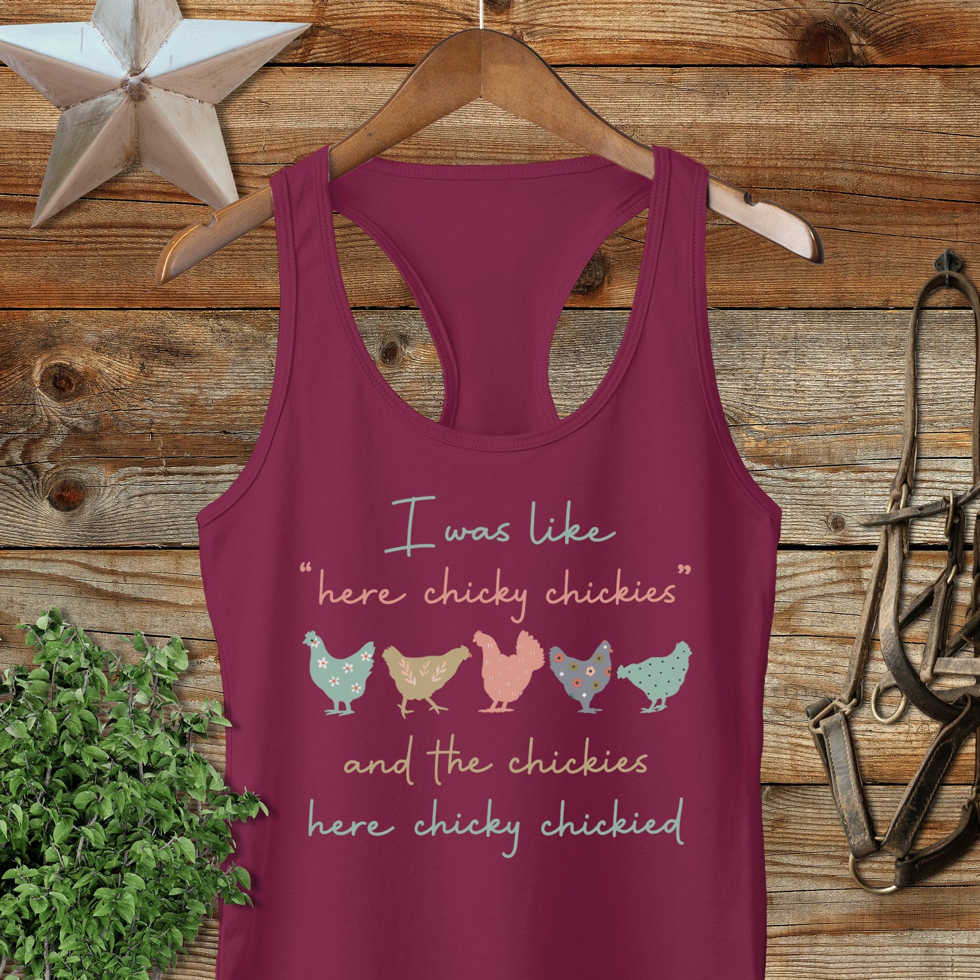 Here Chickie Racerback Tank