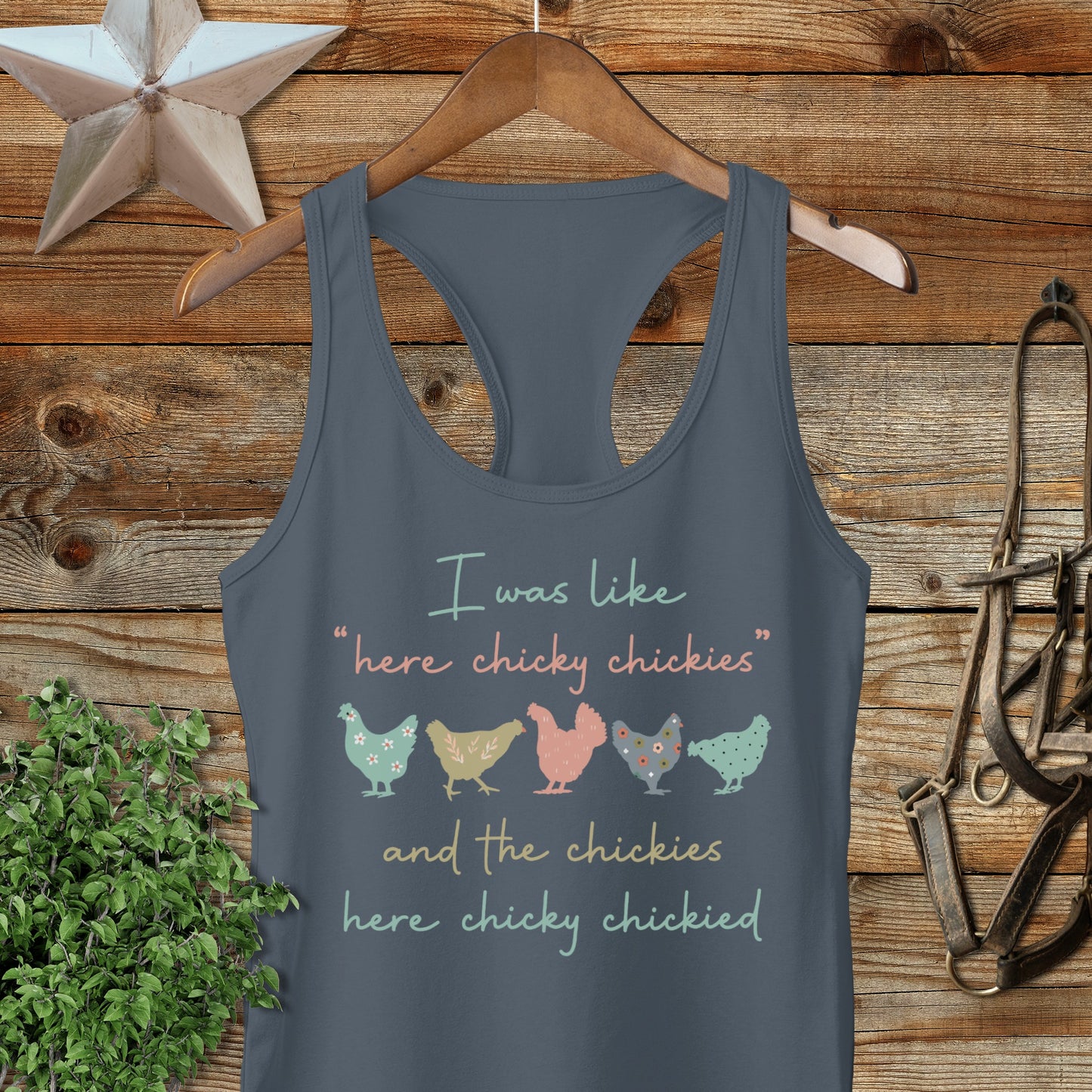 Here Chickie Racerback Tank