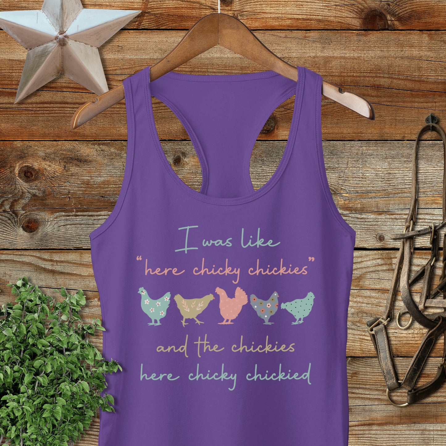 Here Chickie Racerback Tank