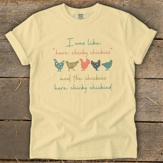 Here Chickie Signature Tee - Butter