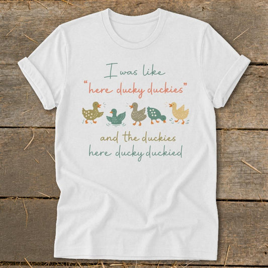 Here Ducky Softstyle Tee - Ash